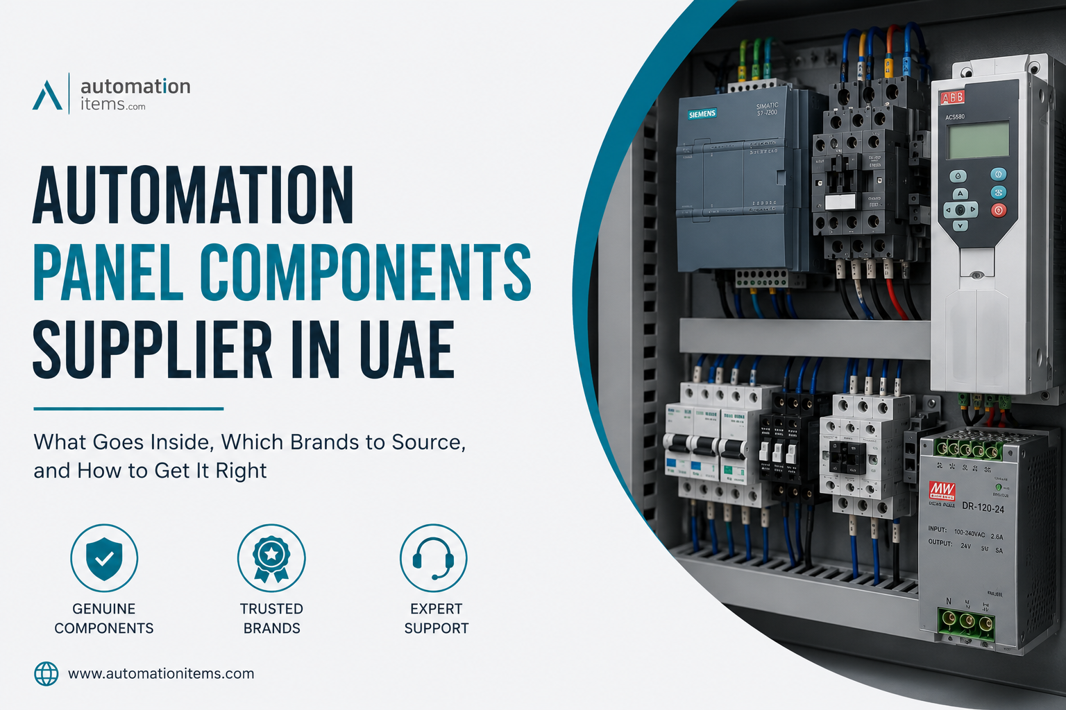 Automation Panel Components Supplier in UAE: What Goes Inside, Which Brands to Source, and How to Get It Right